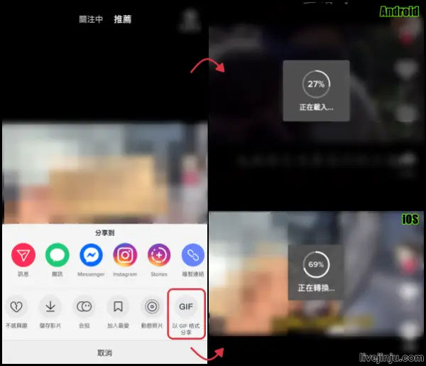 分享GIF 抖音影片下載