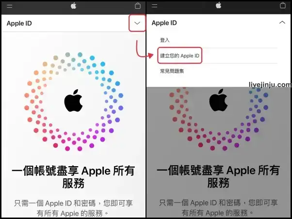 註冊ID 1 進入網站 韩国apple id